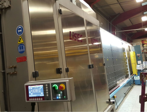 New Lisec 6 Brush Glass Washer and Spacer Bar Alignment Conveyor for Line One